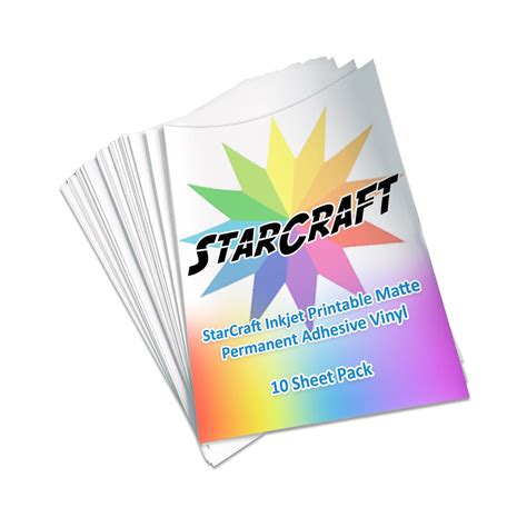 Starcraft Matte Inkjet Printable Vinyl